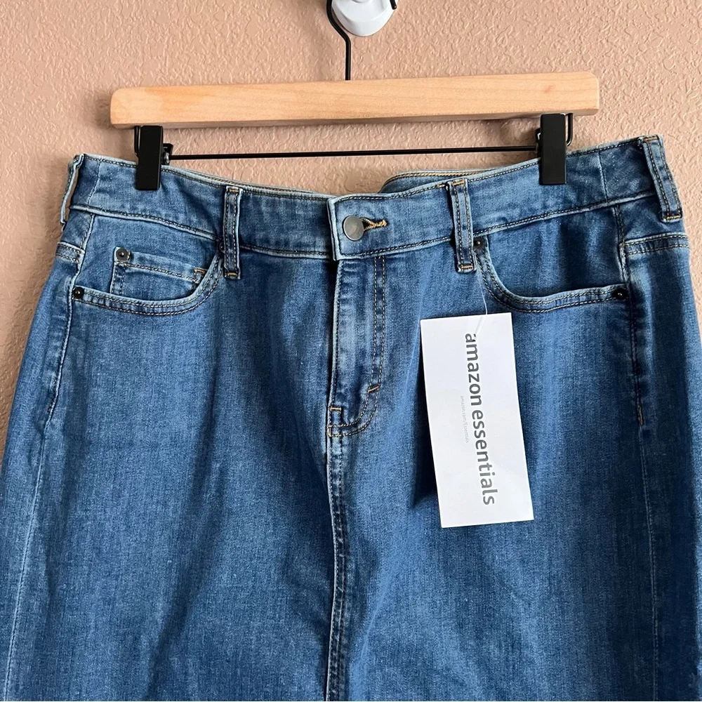 Amazon Essentials Denim Mini Skirt Size 14